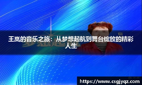 王岚的音乐之旅：从梦想起航到舞台绽放的精彩人生